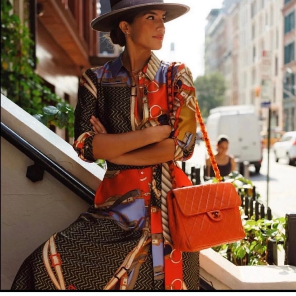 NWOT Zara scarf print dress